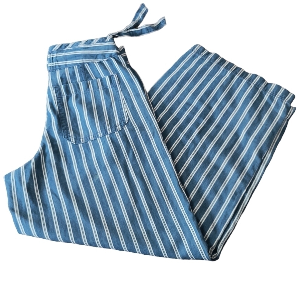 American Eagle 100% Cotton Cropped Wide Leg Pants Size 6